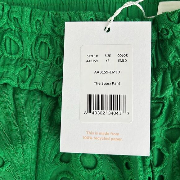 NWT Andie The Suasi Pant in Emerald Size XS - Picture 5 of 10